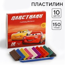 Пластилин 10 цв. "Чемпион.Тачки" к/к 15*13,5*2 см