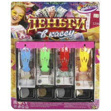 Набор для игры в магазин "Играем вместе" (деньги игровые,лоток),блист.14*20*2 см