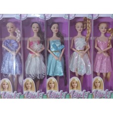 Кукла с подвижными суставами, в платье, в ассорт,к/к 32*8см
