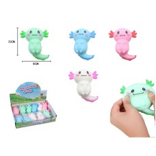 Игрушка Антистресс Мялка Аксолотль ,цвет в ассорт.,11*9 см