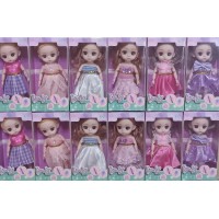 Кукла с подвижными суставами, в ассорт,к/к 16*8см