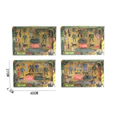 Фигурки солдат в ассорт,к/к 40*27*4 см