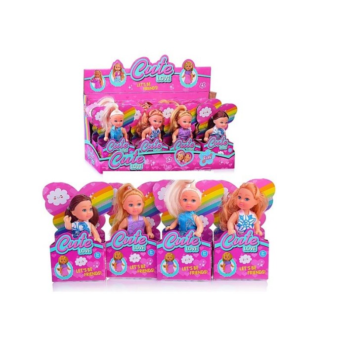 Кукла "Камила" в ассорт..к/к 13*9*4 см
