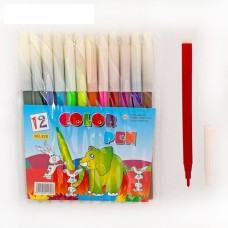 Фломастеры 12 цв. , пвх уп. 13*9,5*0,5 см