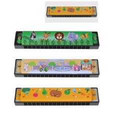 Игрушка деревянная  Губная гармошка ,13 см ,цвет в ассорт,пак