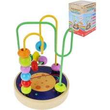 Игрушка деревянная Лабиринт "Планета" ,9*9*12,5 см