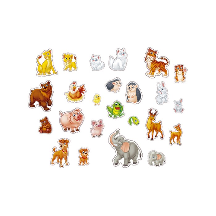 Игра на магнитах  Мамы и детки ,17*15,5*2,5 см