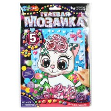 Мозаика гелевая "МультиАрт" Кошечка, 23*17 см