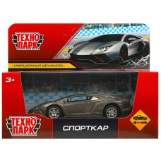 Машина металл. "Технопарк" Спорткар, 11 см, к/к 17*7*7 см