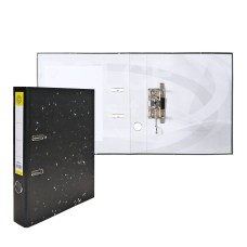 *Папка-регистратор А4  эконом цв.черныймрамор ,21,5*28,5*5,5 см
