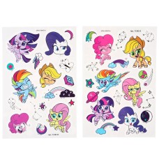 *Тату детские переводные My Little Pone,2 листа,20*11 см
