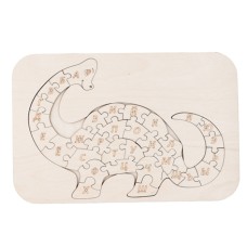 *Пазл-Алфавит деревянный "Дино",36*24 см