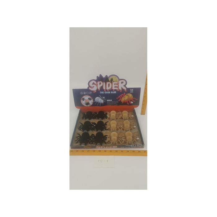 *Игрушка заводная Паук, цвет в ассортим.9*8,5*3 см