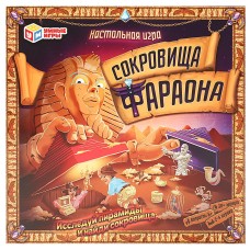 Игра-ходилка "Умные игры" Сокровища фараона,40 карточек,к/к 25*25*5,5 см