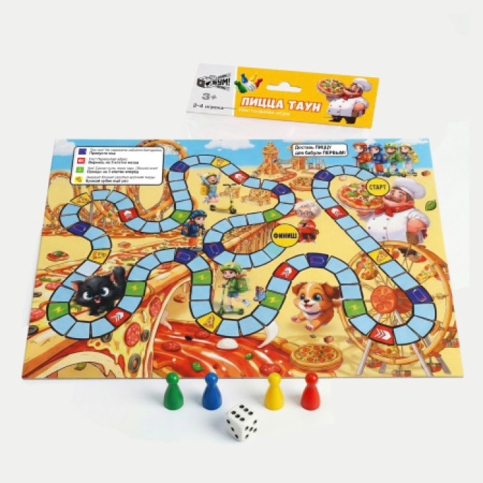 Игра-ходилка "Пицца таун" 42*30 см