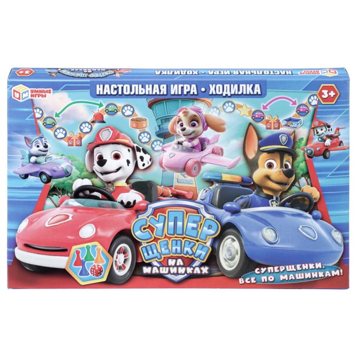 Игра-ходилка "Умные игры" Суперщенки.к/к 22*33*3 см